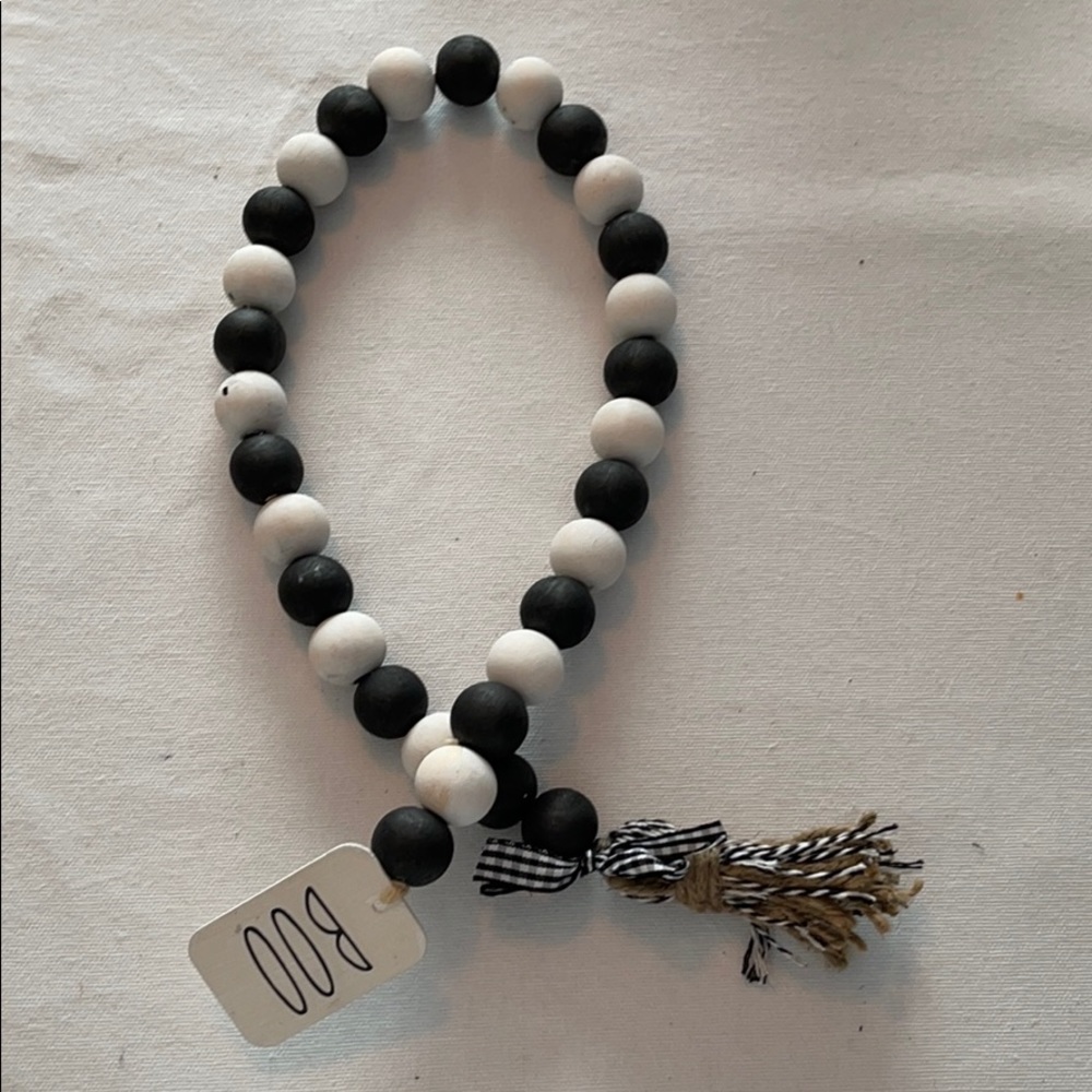 Rae Dunn inspired wood garland